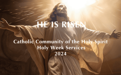 Holy Week Service Schedule